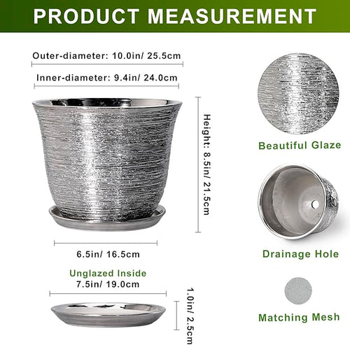 10 Inch Plant Pot - Image 2
