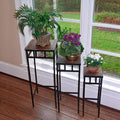 Zhongma Set of 3 Metal Plant Stand by Zhongma