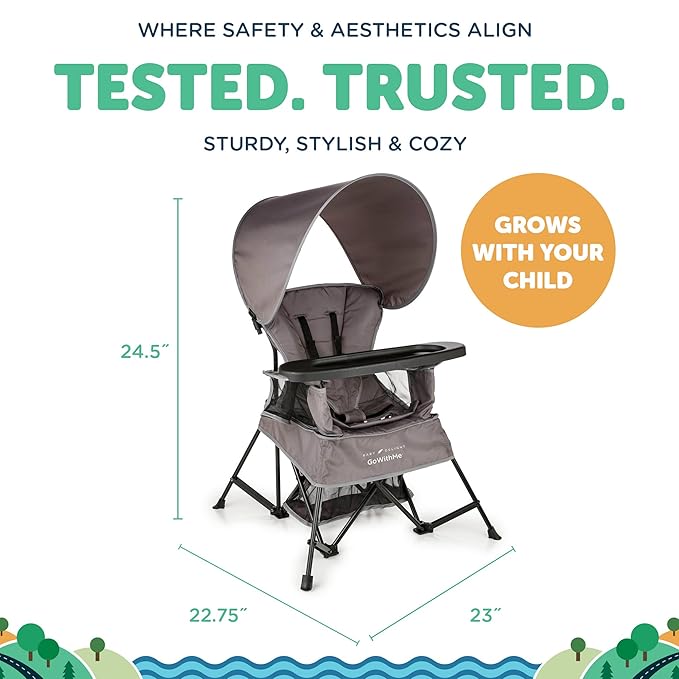 Baby Delight Go with Me Venture Portable Chair | Indoor and Outdoor | Sun - Image 4