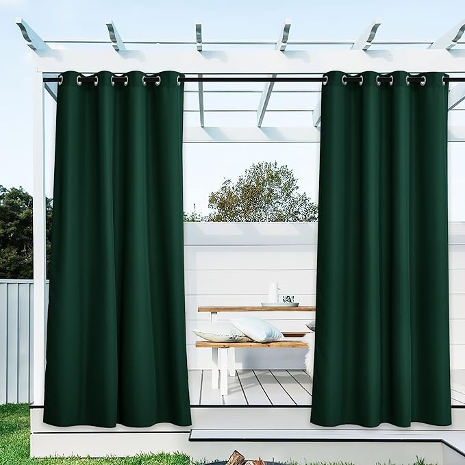 NICETOWN 2 Panels Outdoor Curtains by NICETOWN