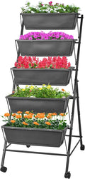 GENMOUS 5 Tier Raised Garden Bed Tall 45FT Vertical Elevated Garden Planter by GenMousCo