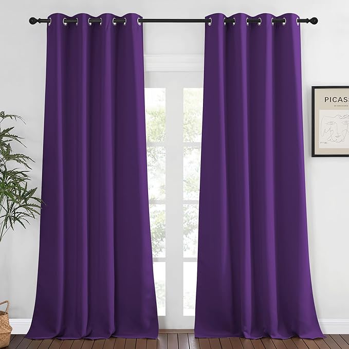 NICETOWN Blackout Window Curtain 90 inch Length by NICETOWN