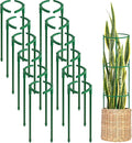24Pcs Plant Support Stakes, Half Round Plant Stakes by First-zgel