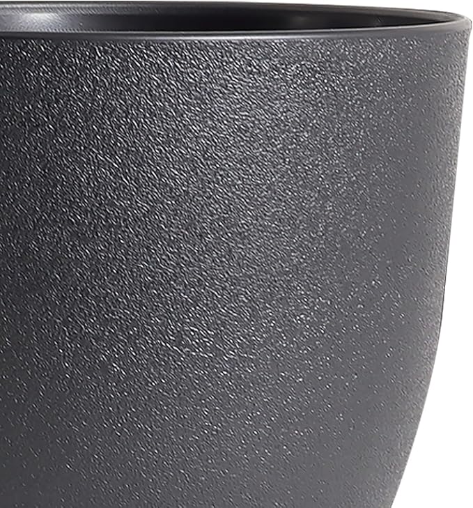 10/9/8 inch Medium Plant Pots, 3 Pack Modern Decorative Plastic Planters - Image 5