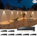 NIORSUN Solar Fence Lights, 8 Pack Solars Deck Light, Warm White Color by NIORSUN