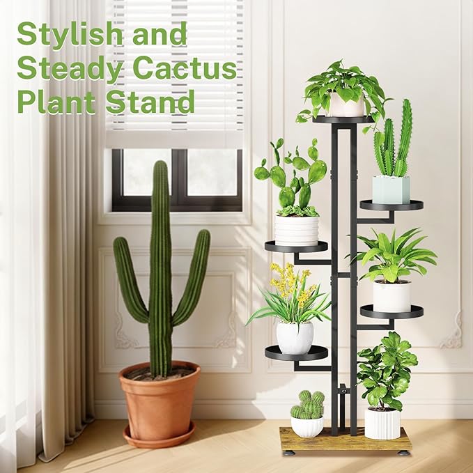 iDavosic.ly 5 Tier Plant Stand Indoor Outdoor, Tiered Corner Multiple Flower - Image 6