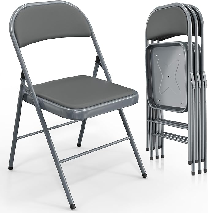 VINGLI 4 Pack Folding Chairs by VINGLI
