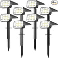 Solar Spot Lights Outdoor Waterproof IP65, 2-in-1 Solar Landscape Spotlights by NACINIC