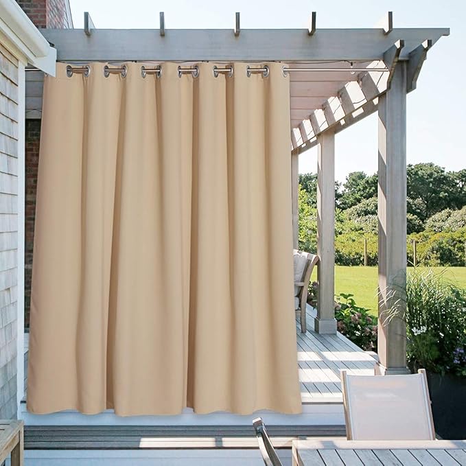 NICETOWN Indoor & Outdoor Curtain Waterproof Panel - Image 8