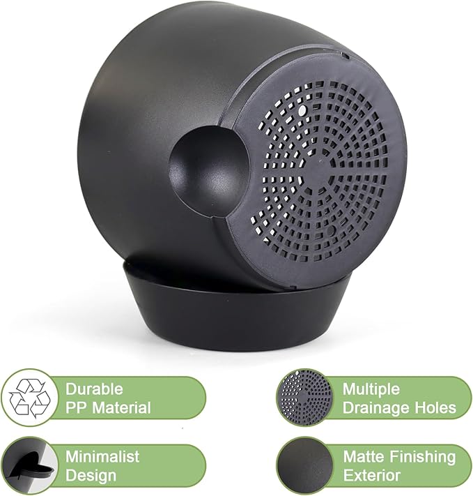 12/10/9 inch Large Self Watering Pots, Plant Pots - Image 3