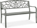 Best Choice Products Outdoor Bench Steel Garden Patio Porch Furniture by BestChoiceProducts