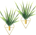 2 Pieces Gold Wall Decor Hanging Planters by Canlierr