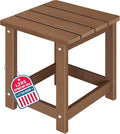 LZRS Adirondack Square Outdoor Side Table by LZRSPET