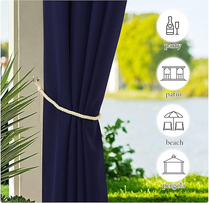 NICETOWN Canvas Outdoor Curtains - Image 7