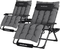 UDPATIO Oversized Zero Gravity Chair 33In XXL Patio Reclining Chair by UDPATIO