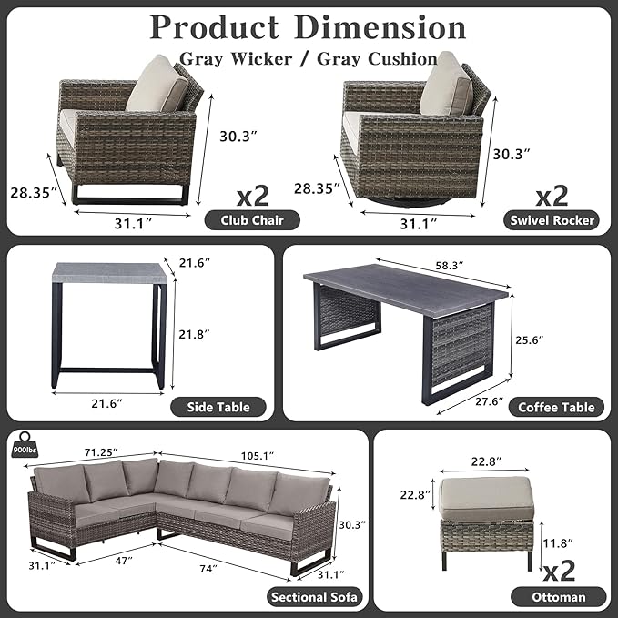 Belord Outdoor Sectional Furniture - Image 3