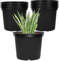 GREANER Plant Nursery Pots, 10 Inch Round Sturdy Garden Pots by GREANER
