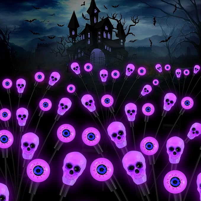 Solar Lights Outdoor, Halloween Decorations Outdoor, Scary Eyeball Lights by Unknown