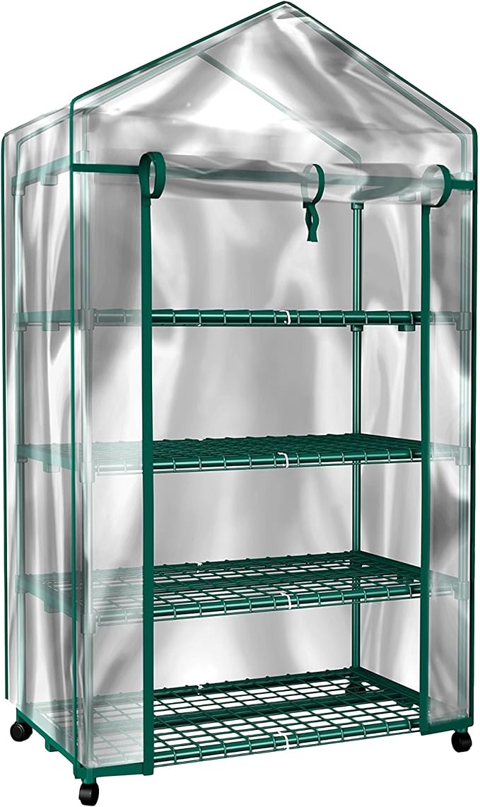 4 Tier Mini Greenhouse by Home-Complete