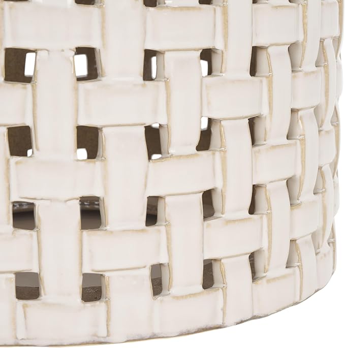 SAFAVIEH Home Collection Sayre Cream Ceramic 18-inch Decorative Accent Garden - Image 6
