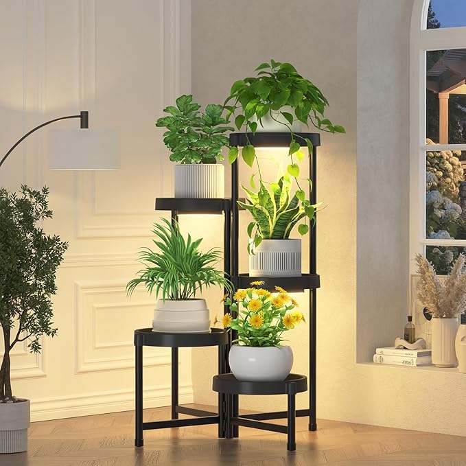 iDavosic.ly 5 Tier Folding Plant Stand Indoor Outdoor by iDavosicly