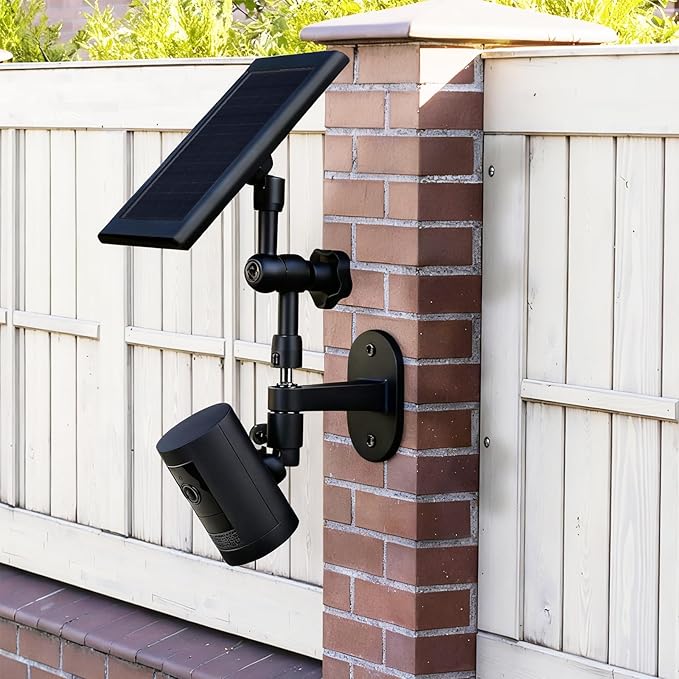 2-in-1 Wall Mount for Solar Panel, Stick Up Cam Battery, Spotlight Cam and - Image 5