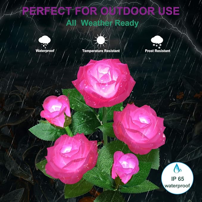 Solar Flower Lights Outdoor - Image 5