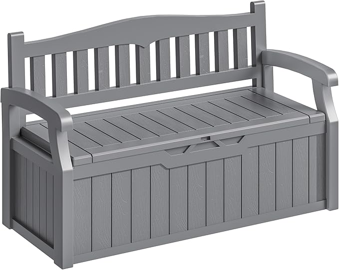 Homall 75 Gallon Outdoor Storage Benches Lockable Deck Box by Homall