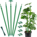 Extendable Plant Stakes, Adjustable Length from 17.9IN to 42.3IN Monstera by GAGANANG