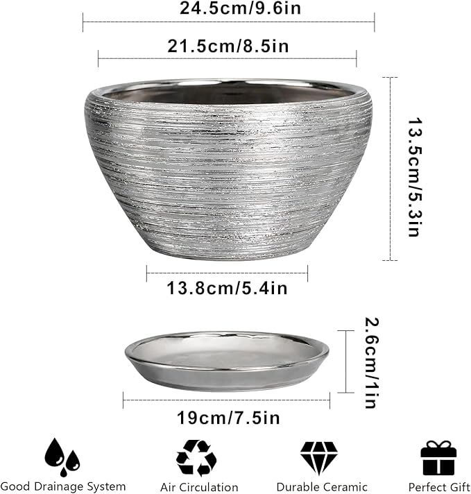 Pot for Plants 9 Inch - Image 3
