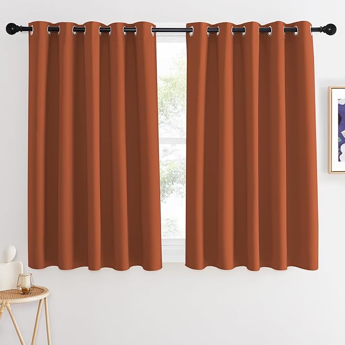 NICETOWN Blackout Curtains 54 Inches Long, Thermal Insulated Room Darkening by NICETOWN
