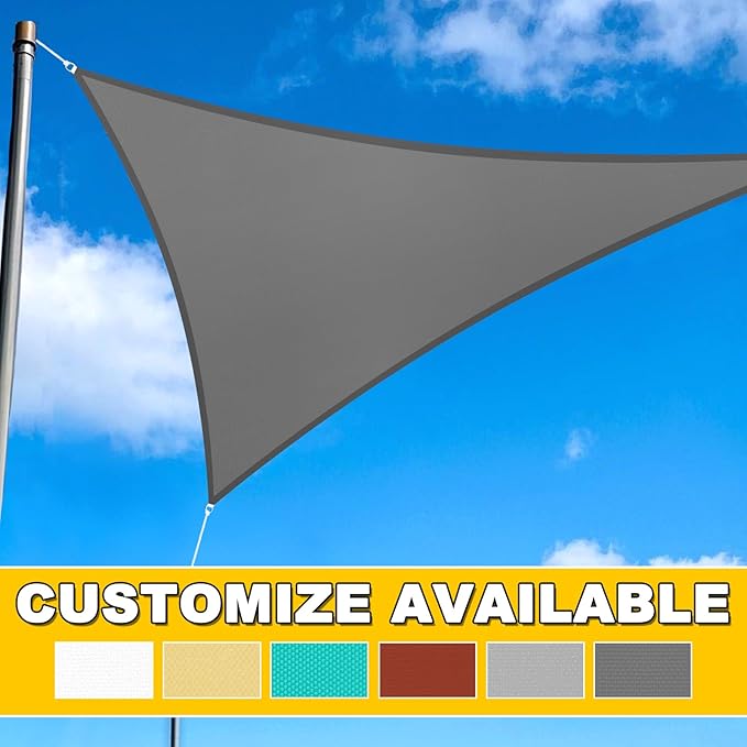 Artpuch Waterproof Sun Shade Sail, UV Resistant Rain Canopy, Curved Edges Shade - Image 7