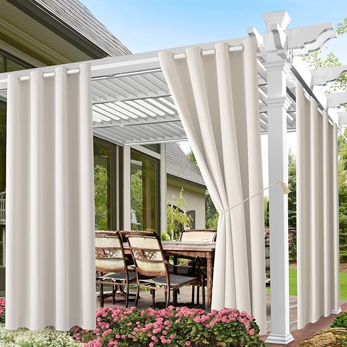 DIVA EN CAMINO DEC Outdoor Patio Curtain Waterproof Darkening Thermal Insulated by DivaenCamino