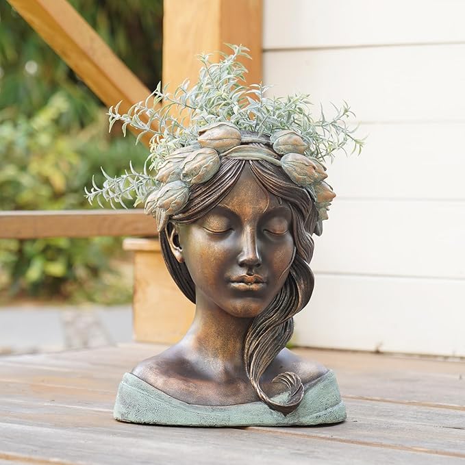 DiliComing Head Planter Face Plant Pots - Image 4