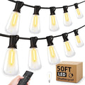Outdoor String Led Patio Lights - 50Ft 15M Outside Waterproof Light by MGVIH