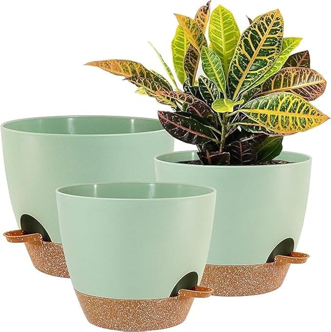 10/9/8 inch Self Watering Pots by UOUZ