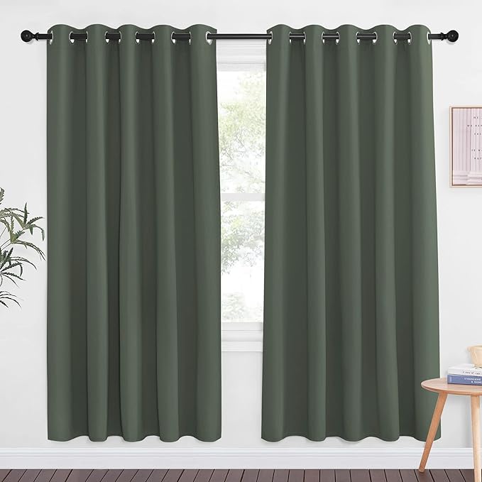NICETOWN Blackout Doorway Curtain Drape 72 inch Length by NICETOWN