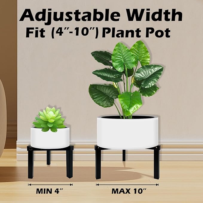 Three Legs Adjustable Metal Plant Stand - Image 4