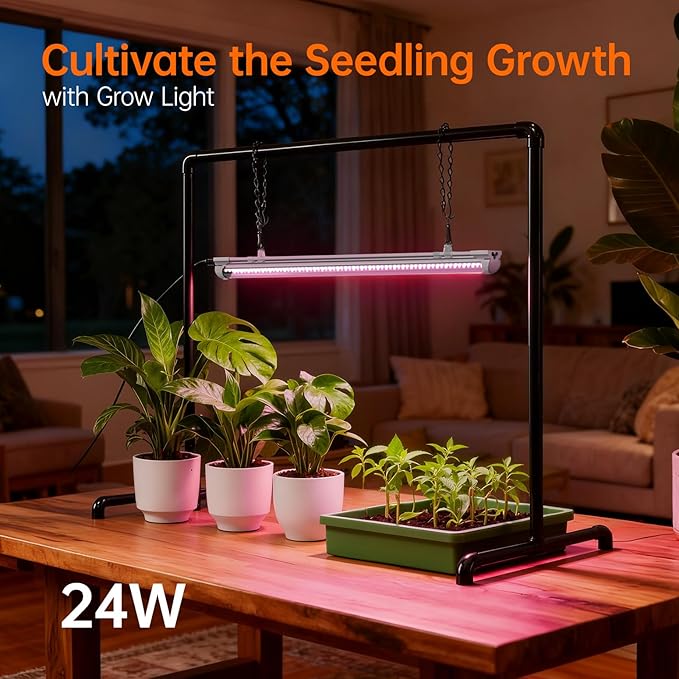 Bstrip Grow Light Stand, 2ft 24W Grow Light - Image 2