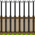 AILBTON 4.8Ft String Light Poles 8 Pack, Light Poles by AILBTON