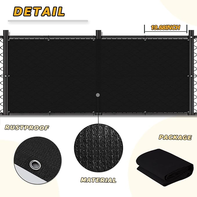 LOVE STORY Balcony Privacy Screen, UV Protection and Weather-Resistant - Image 6