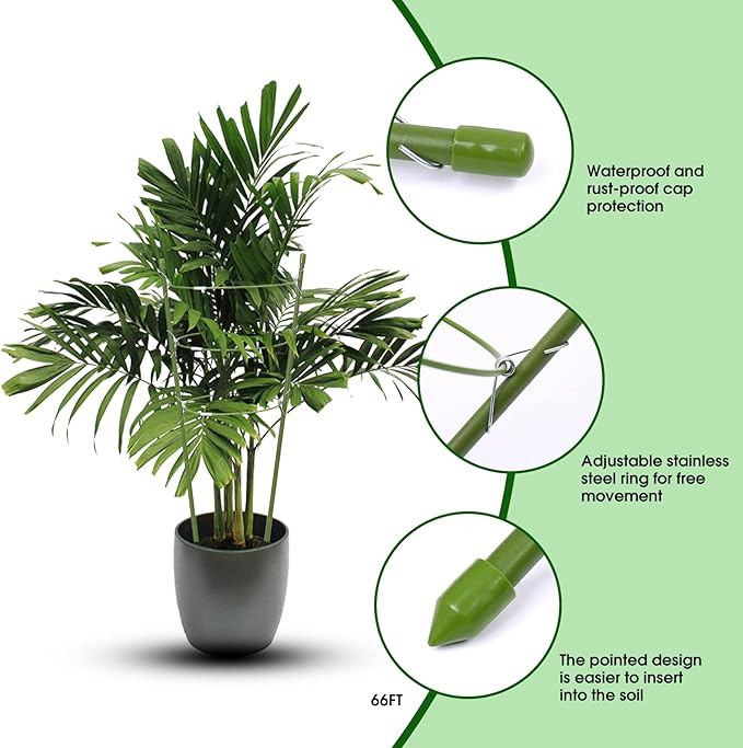 4 Pack Plant Support Tomato Cages - Image 3