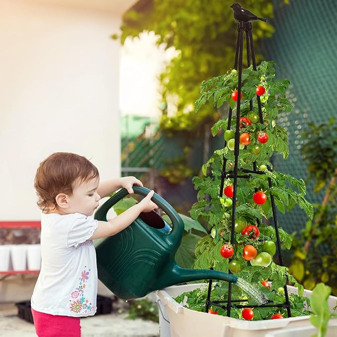 Lalahoni Garden Trellis for Climbing Plants, 67inch Tall Garden Obelisk Trellis - Image 3