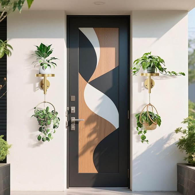 YUOROS 3 Pack Wall Plant Holder Stand Wall Planters - Image 7