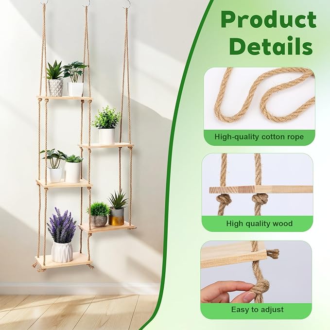 Novabright Window Hanging Plant Shelf - Image 3
