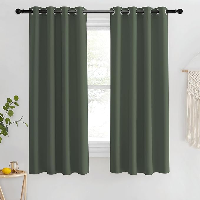 NICETOWN Blackout Curtains 63 Inhces Long by NICETOWN