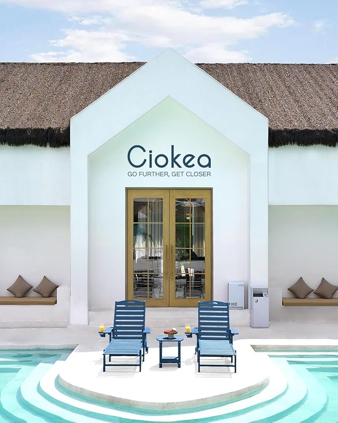 Ciokea Lounge Chair Outdoor, Oversized Chaise Lounge Chair - Image 2