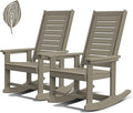 GREENVINES Outdoor Rocking Chairs | Set of 2 | Porch Rocker | HDPE Plastic | by GreenVines