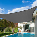 KANAGAWA Sun Shade Sail 13'x20' Dark Gray Rectangle UV Block Canopy Awning by KANAGAWA