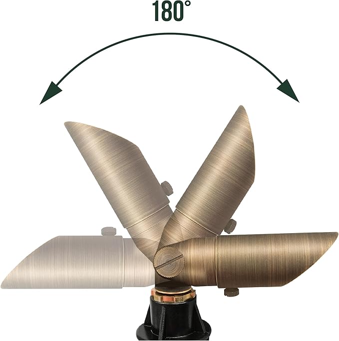 GKOLED Low Voltage Solid Brass LED Spotlight, Outdoor Waterproof Landscape - Image 8